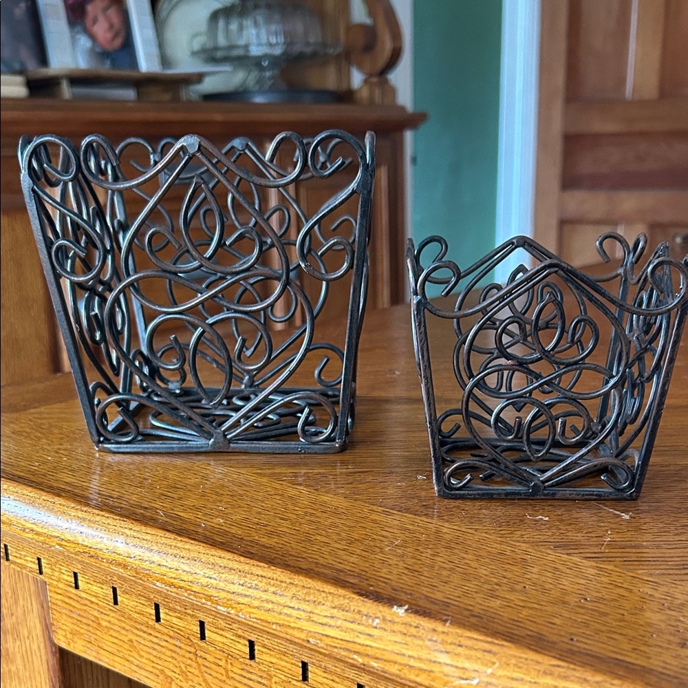 Southern Living at home Rosedale Metal Filigree “holders”